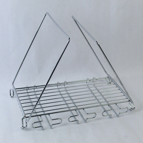 Folding Countertop Stainless Steel Wine Glass Rack