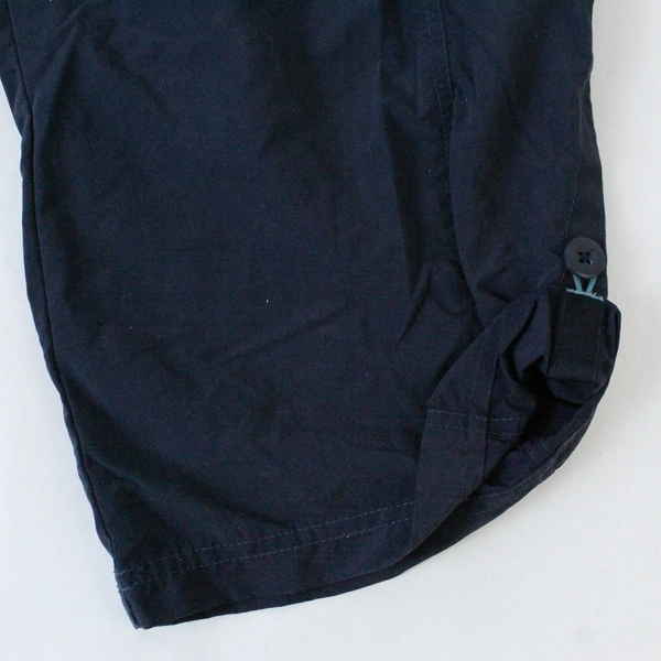 Eddie Bauer Cropped Pants Women's Size 14 Navy Blue Adjustable Length