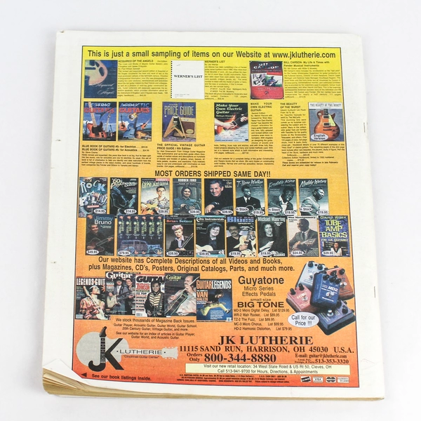 Vintage Guitar Magazine Albert Lee March 1999 Vol 13 No 06