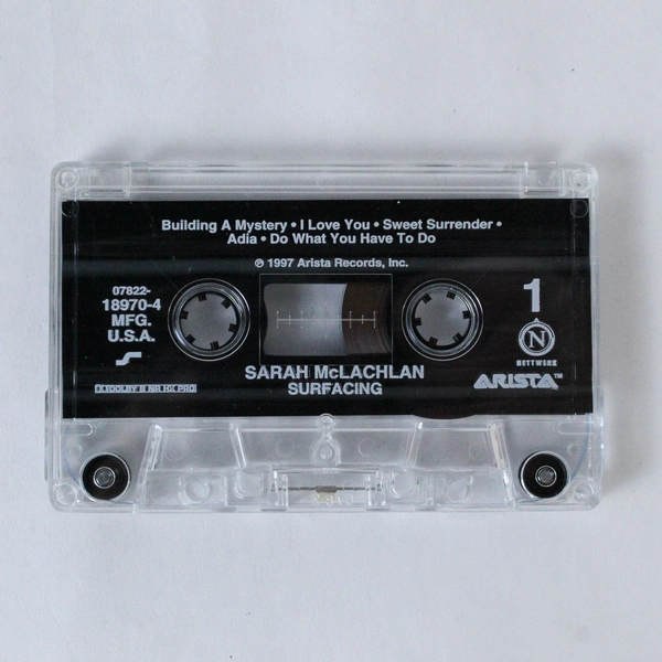Sarah McLachlan Surfacing Cassette 1997 Arista Building Mystery Sweet Surrender