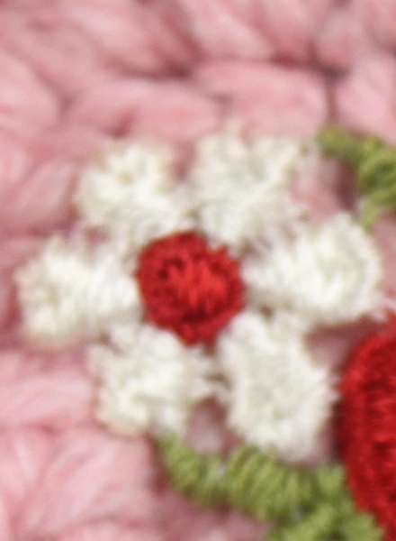 Lot of 4 Vintage Handmade Crocheted Potholders Pink & Purple 7" Round