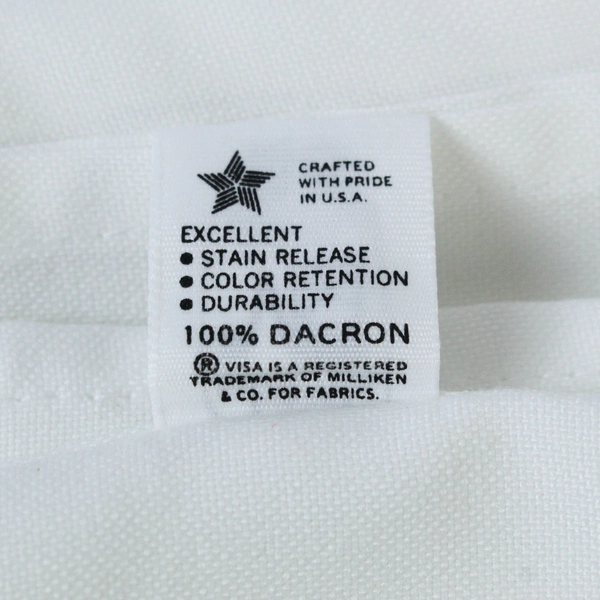 Visa By Milliken 85" Square Tablecloth White Home Décor 100% Dacron Polyester