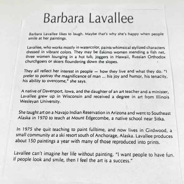 Barbara Llavalee Hugs And Kisses Signed Print Framed and Matted 13.5 x 12.25"