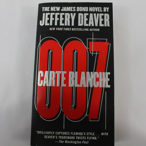 007 Carte Blanche by Jeffery Deaver 2012 Pocket Star Paperback James Bond Novel