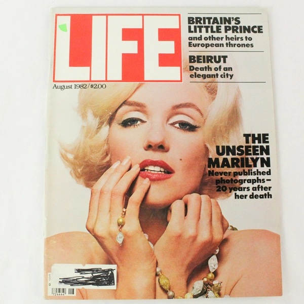 Vintage Life August 1982 The Unseen Marilyn Never Published Photographs