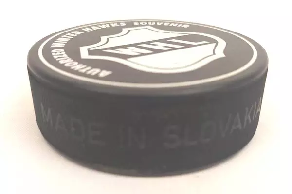 WHL Portland Winter Hawks 1996 1997 Hockey Puck Authorized Winterhawks Souvenir