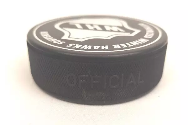 WHL Portland Winter Hawks 1996 1997 Hockey Puck Authorized Winterhawks Souvenir