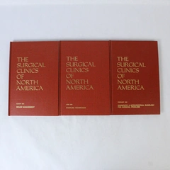 Lot of 3 The Surgical Clinics of North America 1984 Vol 64 February June August