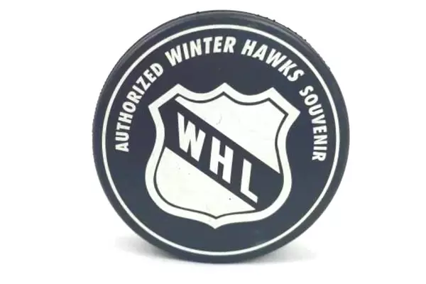 WHL Portland Winter Hawks 1994 1995 Hockey Puck Authorized Winterhawks Souvenir