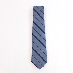 Vintage John Henry Striped Tie Blue Pink Purple 59" Long Men's Accessories