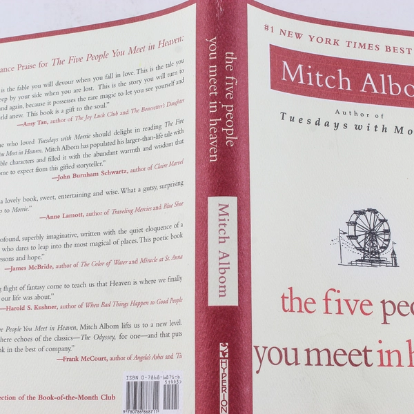 The Five People You Meet in Heaven Mitch Albom 2003 Hyperion Hardcover