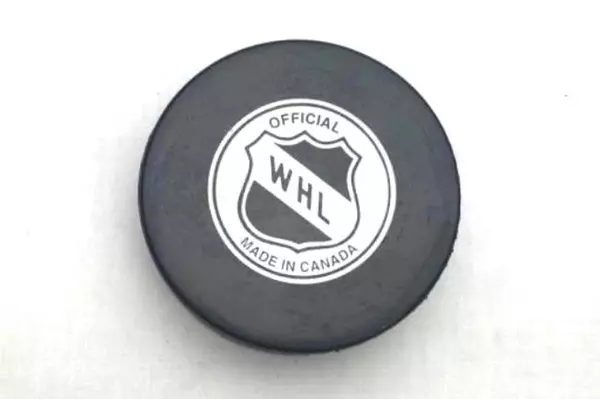 Tri-City Americans Official WHL Hockey Puck Patriotic Collectible Made in Canada