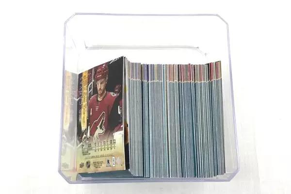 Lot of 100 Plus 2017 to 2018 Upper Deck Series 2 Hockey Trading Cards