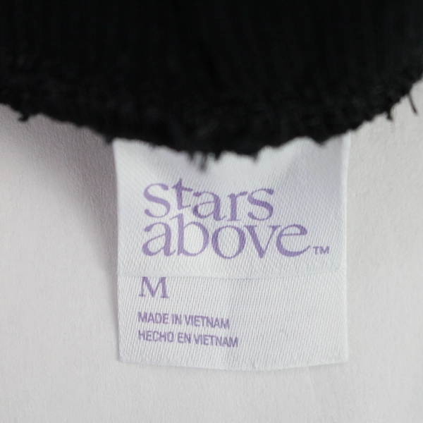 Stars Above Women's Size M Black Cozy Lounge Sleepwear Shorts