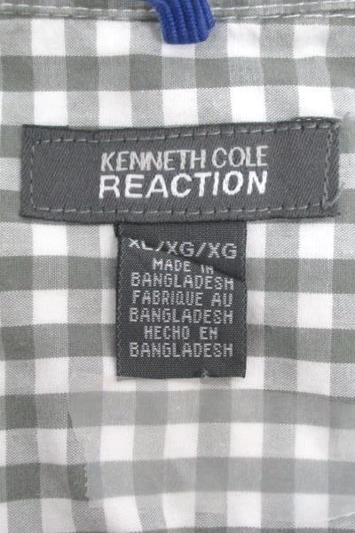 Reaction Kenneth Cole Sage Green Dress Shirt Button Up Long Sleeve Men's XL
