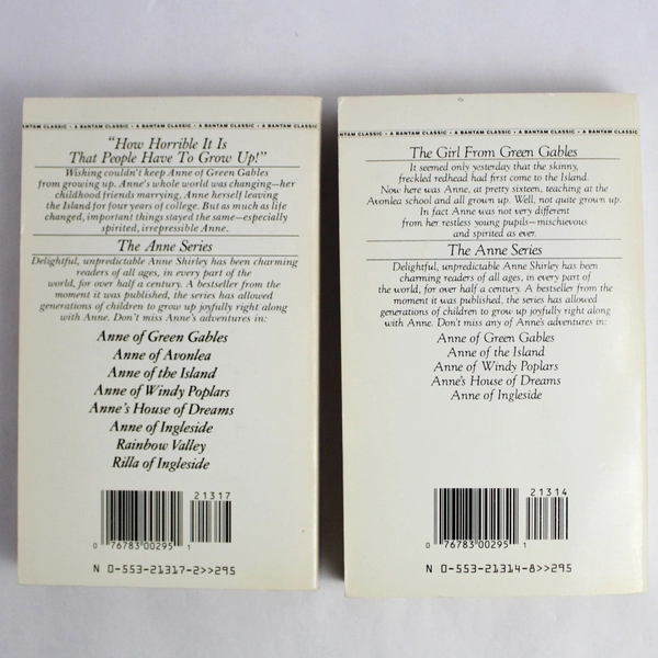 Lot of 2 Anne of Green Gables Series by L.M. Montgomery PB #2 And #3