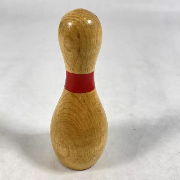 1986-87 New York Rotary Bowling League Wood Bowling Pin Award 140 Average