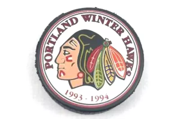 WHL Portland Winter Hawks 1993 1994 Hockey Puck Official Winter Hawks Souvenir