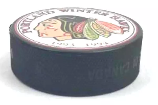 WHL Portland Winter Hawks 1993 1994 Hockey Puck Official Winter Hawks Souvenir