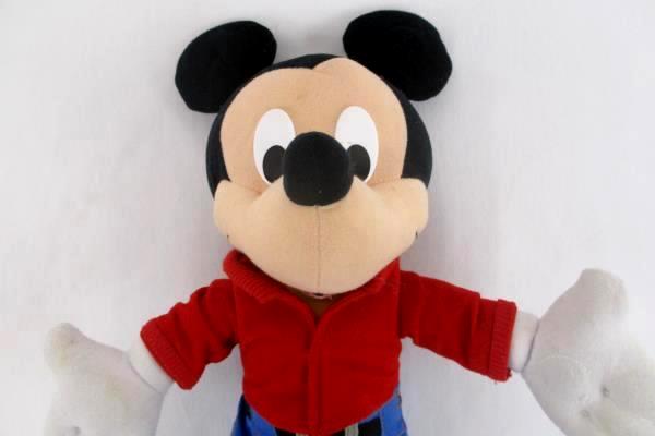 Mattel Talking Mickey Mouse Red Shirt Blue Jeans Battery Operated Plush Toy