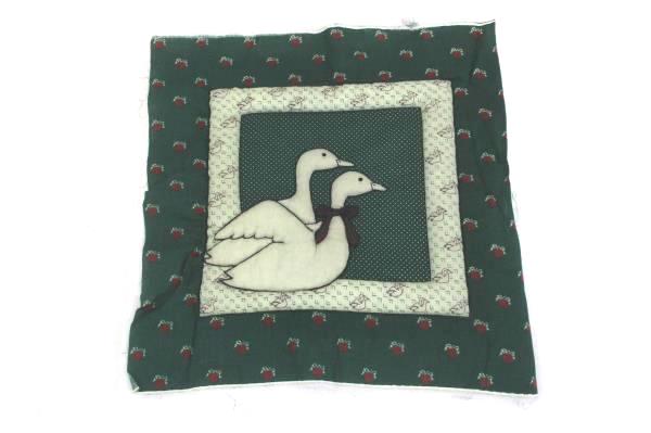 Lot of 5 Pre Cut With Backing Christmas Holiday Theme Quilting Squares 13.5 X 14