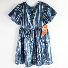 Wonder Nation Blue Metallic Girl's Dress Size XS 4-5 NWT