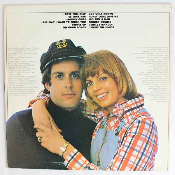 The Captain & Tennille Love Will Keep Us Together Vinyl Record 1975 A&M Records