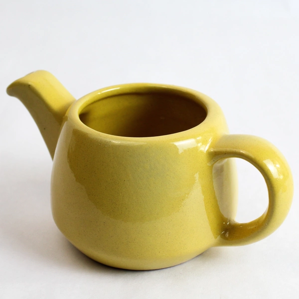 Vintage Frankoma Plainsman Autumn Yellow Teapot