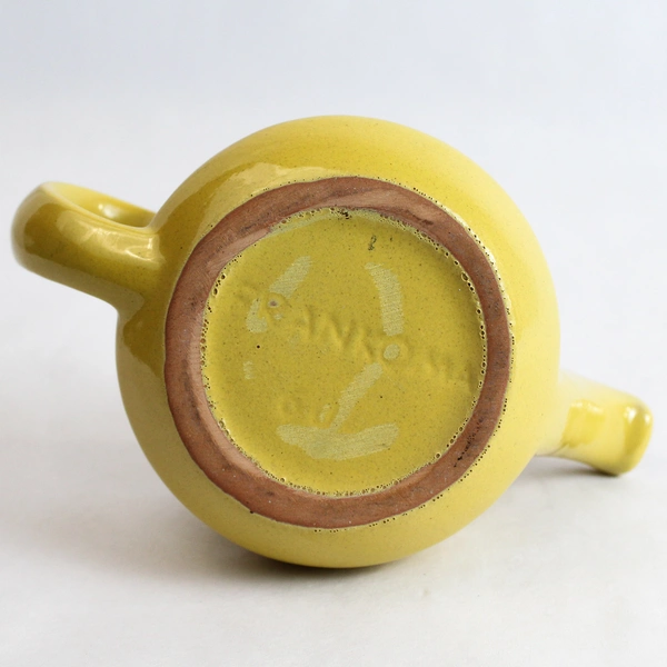 Vintage Frankoma Plainsman Autumn Yellow Teapot