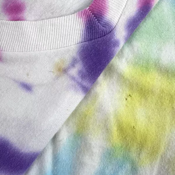 Lot of 4 Stafford Performance Tie Dye Cotton T-Shirts Men's Large