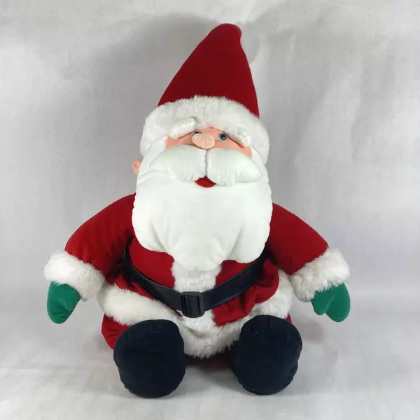 Vintage 1996 Stuffins 18 Inch Santa Claus Plush