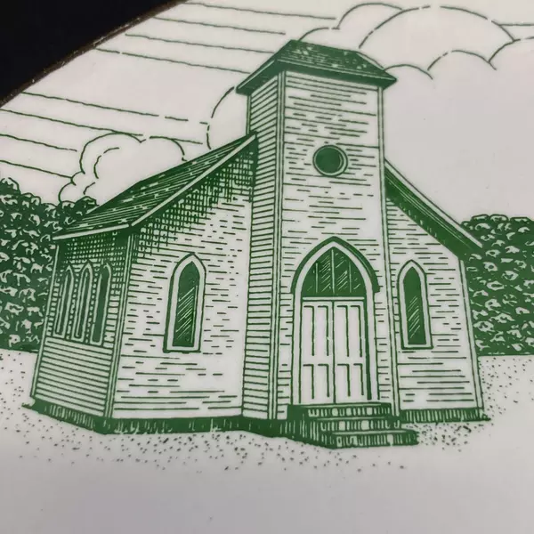 World Wide Art Studios Collector Plate First Baptist Church Lyons Kansas 
