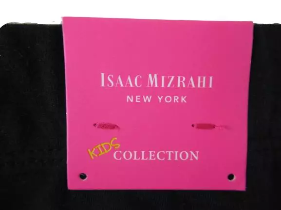 Isaac Mizrahi New York Kids Collection Black Leggings Girl's Size 10/12 Stretchy