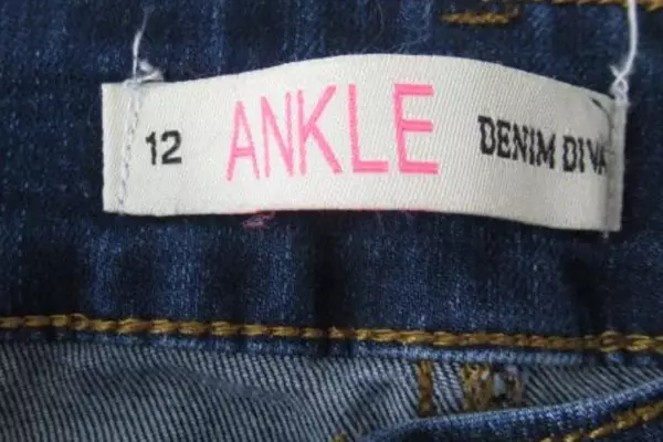 Denim Diva Ankle Skinny Button Up Dark Wash Jeans Girls Size 12 NWT 5 Pocket