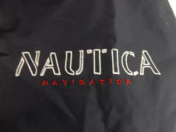 Nautica Navigation 83 Jacket Men's Size Large Full Zip Green Blue Colorblock