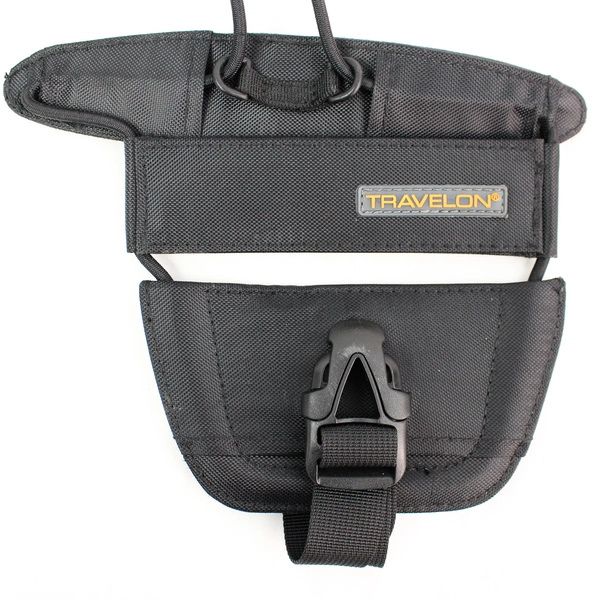 Lot of 2 Travelon Black Luggage Securing Strap Travel Accessories