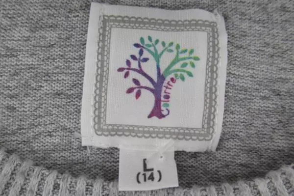 Colortree Grey Unicorn Rainbow Sequin Pullover Sweater Girls' Size Large 14