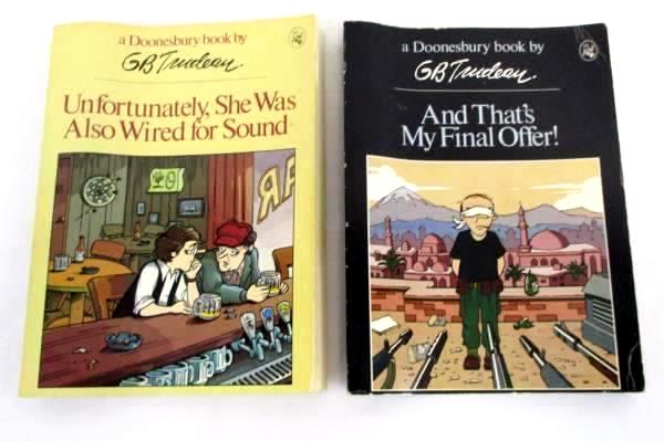 Lot of 5 Paperback GB Trudeau Doonesbury Comic Strip Books 1979-1984