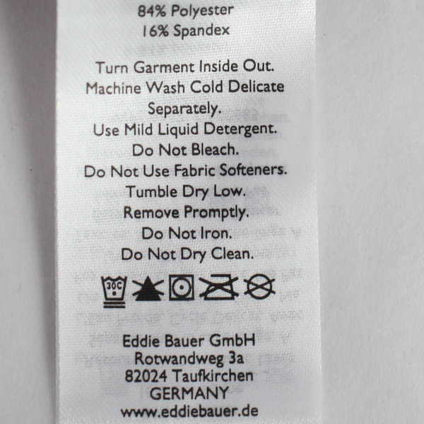 Eddie Bauer Women's Black Athletic Capri Leggings Size Medium Zip Up Pocket