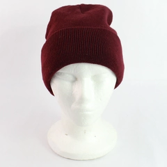 Genuine Dorfman Pacific Acrylic Beanie One Size Maroon Thinsulate Insulation