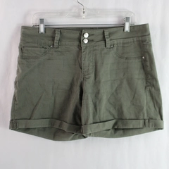 Royalty For Me Green Cotton Bermuda Shorts Women's Size 10