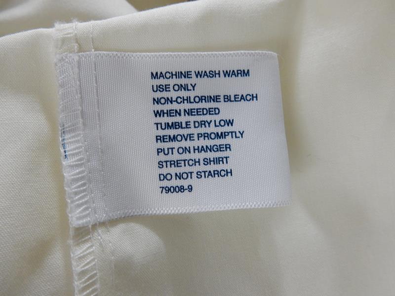 Lot Of 2 Stafford Broadcloth Button Up Shirts Men's Size 17.5 Purple Cream Cuffs