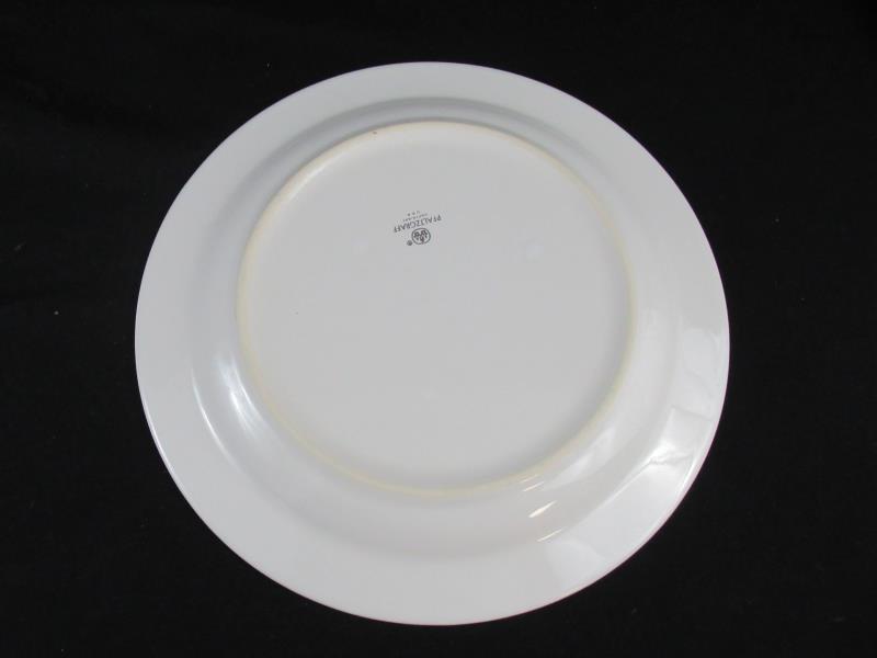 Set of 2 Vintage Pfaltzgraff Hopscotch Salad Plates Peach Pear Country USA Made