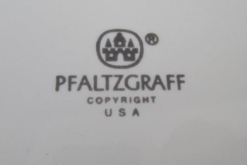 Set of 2 Vintage Pfaltzgraff Hopscotch Salad Plates Peach Pear Country USA Made
