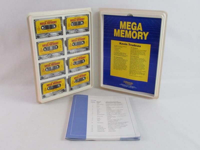 Kevin Trudeau's Mega Memory & Advanced Mega Memory Audio Cassettes & Guides