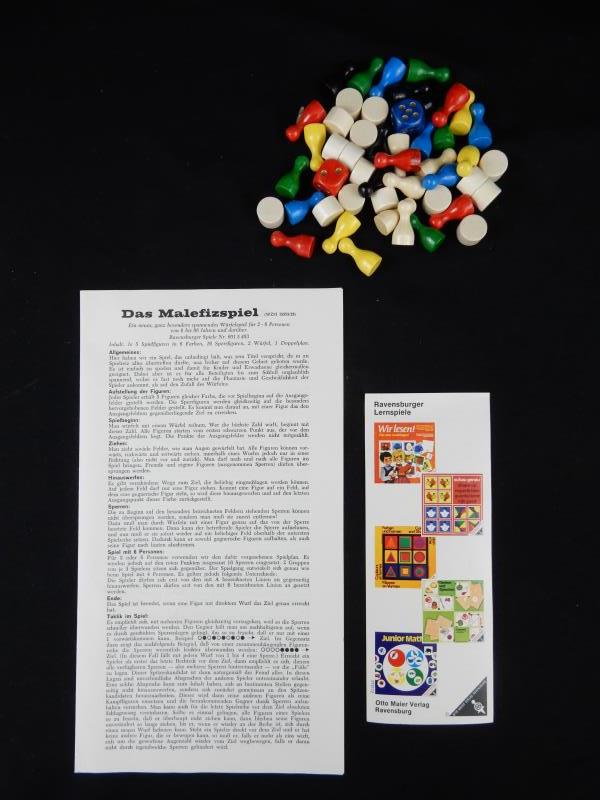 Vintage Das Malefiz Spiel Barricade Ravensburger Spiele Board Game in German