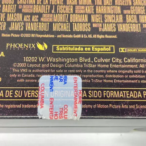 Desaparecidos En La Selva VHS 2003 Columbia Tristar Spanish English Subtitled