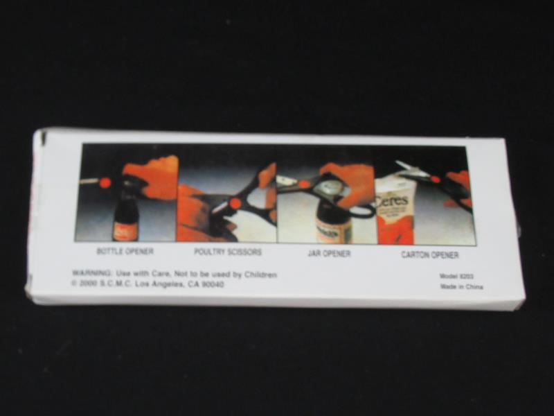 Sunware Multi-Purpose Kitchen Shears Stainless Steel Black Red Original Box