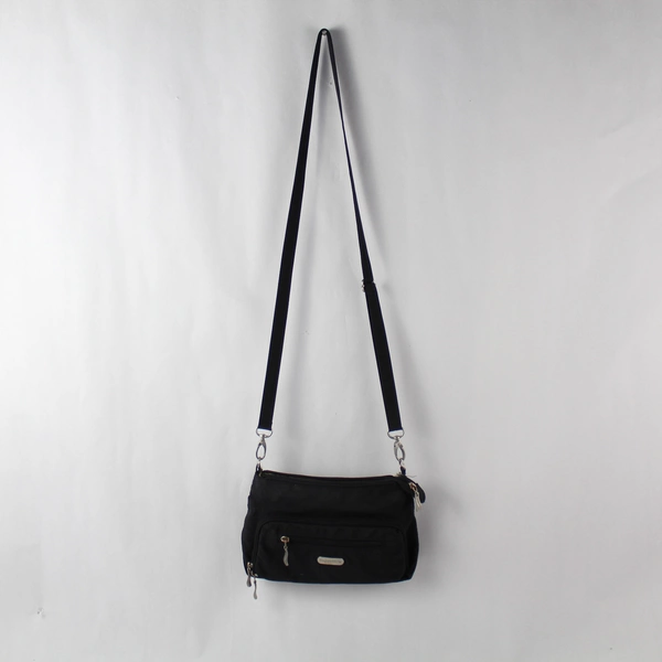 Baggallini Women's Black Crossbody Bag Adjustable Strap Zipper Pockets