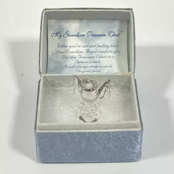 My Guardian Treasure Chest Guardian Angel With Prayer Poem